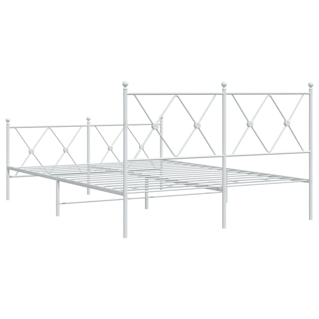 Podgrzewacz metalowy biały 140 x 190 cm