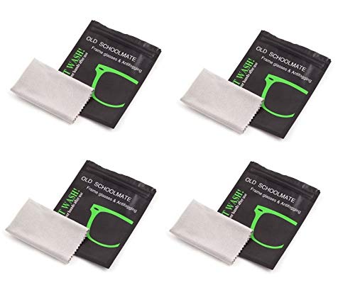 Optify Anti-Fog Cloth - Nano Anti Fog Cloth for Glasses Goggles Motorcycle Helmet Eyeglass Camera Lens Antifog with Masks Defog Reusable Cleaning Cleaner Wipes (Pack of 4) (B08WT8FBGP) Amazon Price History, Amazon Price Tracker