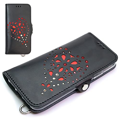 �y�󒍐���z �n�[�g�t�����[ Xperia1�[�Ƃ̌݊������� �蒠�^ �P�[�X �Ȗ؃u���b�N MS�|�P�b�g �y���J���z �蒠 ���U�[ �x���g �Ȗ؃��U�[ �v �{�v ���{�� ���b�L�[�Y