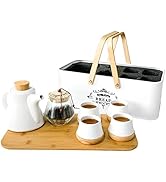 Amazon | SOTECH ティーセットギフトアウトドア おしゃれ 携帯旅行茶器