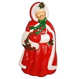 GENERAL FOAM PLASTICS 006192 Light Up Mrs Claus Figurine, 40