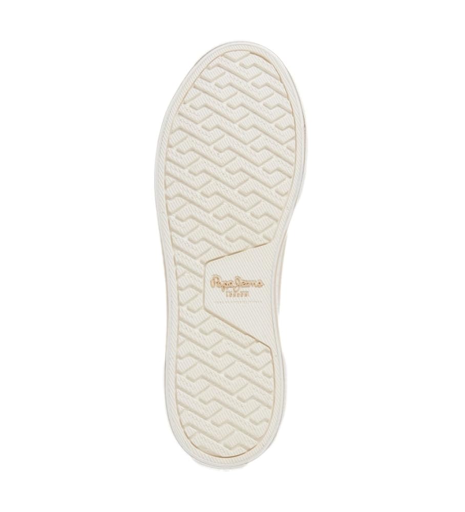 Pepe Jeans Sneakers Beige in Tela con Logo Brady