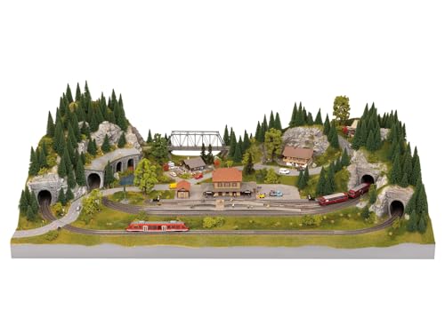 NOCH® easy TRACK® route kit “Karlsberg”, model construction route kit, ideal for H0 track planning
