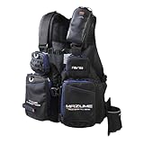 mazume タイドマニア ライフジャケット MZLJ-831 ブラック×ブルー