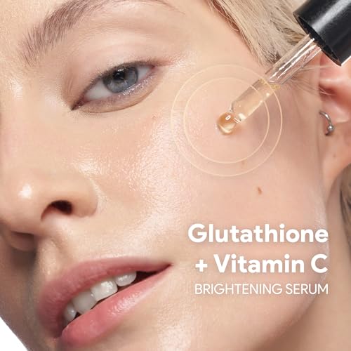 Image of Graceberry Brightening Face Serum with Glutathione, Vitamin C & Hyaluronic Acid | Helps Reduce Dullness & Dark Spots | Hydrating, Lightweight Formula for Men & Women, Daily Skincare - 30ml