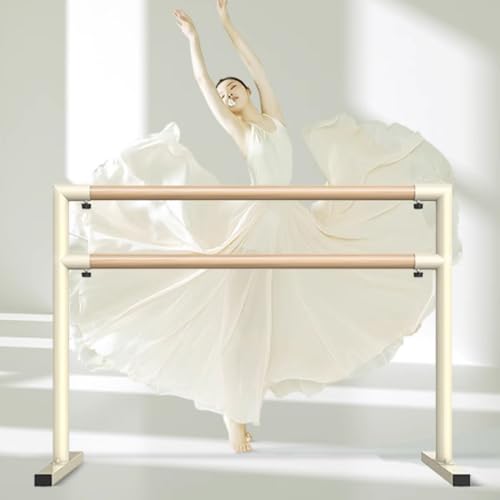 Sbarra da Balletto Doppia Barra con Cuscinetti Antiscivolo (155x60x105cm)