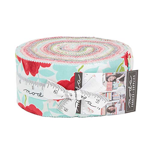 Little Snippets Jelly Roll 40 2.5-inch Strips by Bonnie & Camille for Moda Fabrics 55180JR