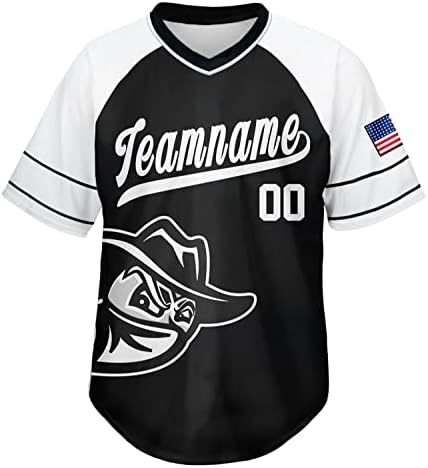 Custom Baseball Jersey Unisex Adults Sports Uniform T-Shirts Printed Personalized Name Number for Men Women Youth