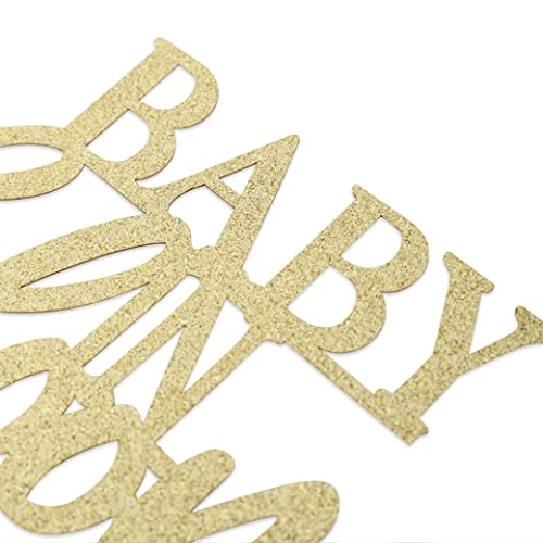 Baby In Bloom Cake Topper - Baby Shower Cake Topper , Gold Glitter Cake Topper , Gender Reveal Decorations , Baby Shower Cake Decoration , Baby Shower Party Supplies #TOP6