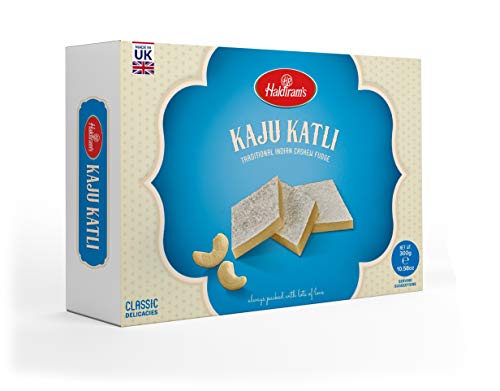 Haldirams Kaju Katli 300g Popular Indian Sweets on Every Occasions Rich Flavour / Dessert / Sweet Gifts / Festival / Celebrations