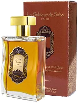 La Sultane de Saba - Perfume - Amber Vanilla Patchouli - Ayurvedic, 100ml/3.4Oz