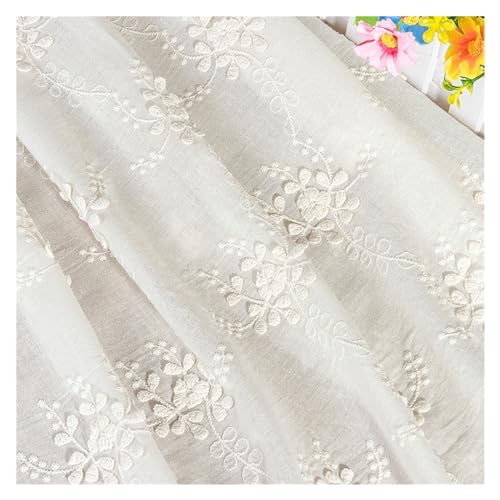 Tissu de coton brodé haut de gamme X133 pour robe de cérémonie