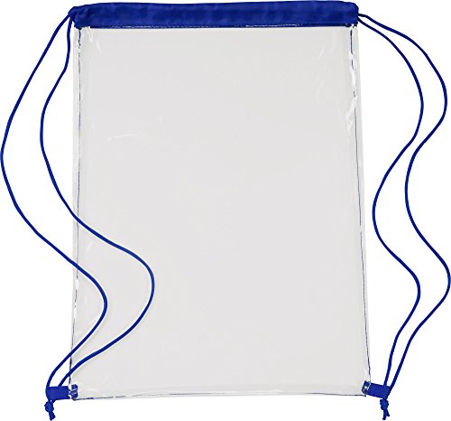 Sac à dos de sport transparent Sac à cordon de qualité supérieure avec cordon comme sac à dos scolaire et pour festivals transparent en 5 couleurs