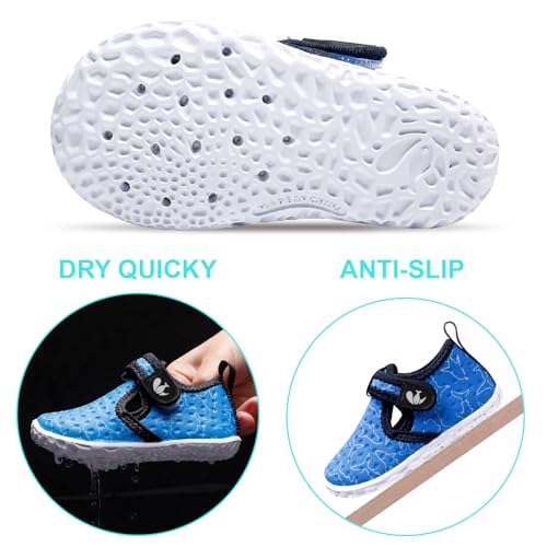Image of FEETCITY Boys Girls Water Shoes Kids Aqua Socks Quick Dry Barefoot for Beach Swimming Pool