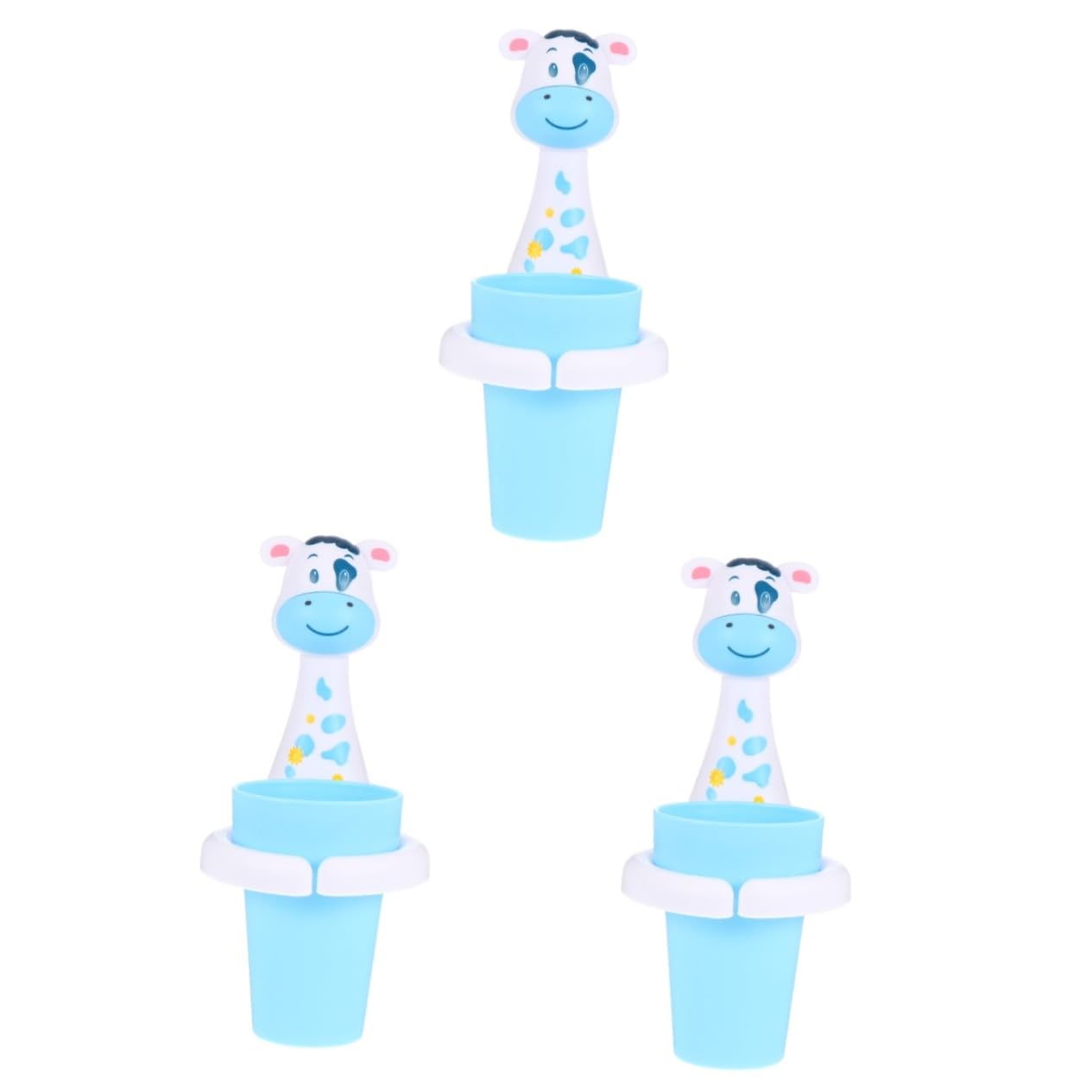 3juegos Soporte De Pared para Taza De Cepillo De Dientes Organizador Diseño Sin Taladrar para Familiar y De Instalar
