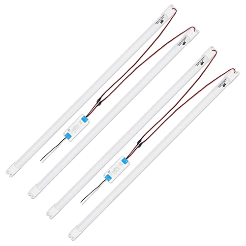 4FT Magnetic LED Retrofit Kit,Recessed T8T10Fluorescent Light Retrofit LED Light Tube,Panel Light,Troffer Quick Retrofit LED Light Kit ,No Professional Tools Required,36w, 3500K Warm light (2 pack)