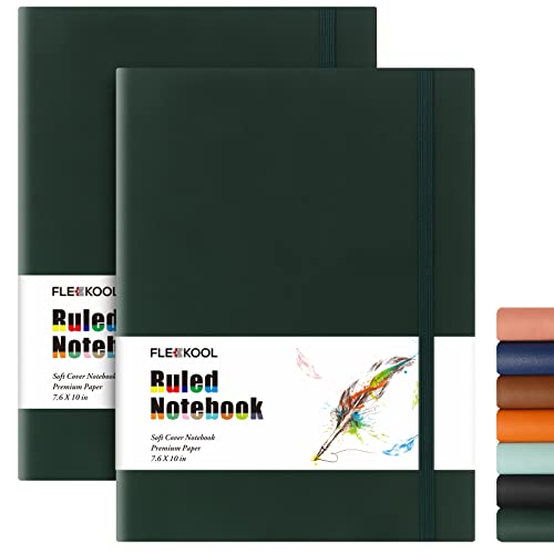 Carnet de notes lignés B5 avec pages numérotées et papier épais 100g pour bureau