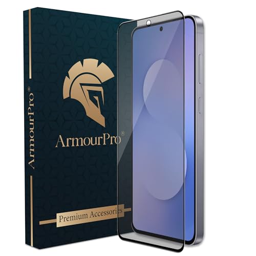 Image of ArmourPro Anti Glare Matte Tempered Glass for Samsung Galaxy S25 FE - Anti Fingerprint Screen Protector, 9H Scratch Resistant, Smooth Touch, Edge-to-Edge Full Coverage