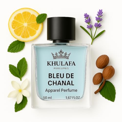 Image of Blue De Chanal Inspired Perfume | Fresh Citrus & Woody Scent with Amber & Incense | Long-Lasting EDT for Men | Ideal for Office, Date & Casual Wear | 50ML Gift Fragrance