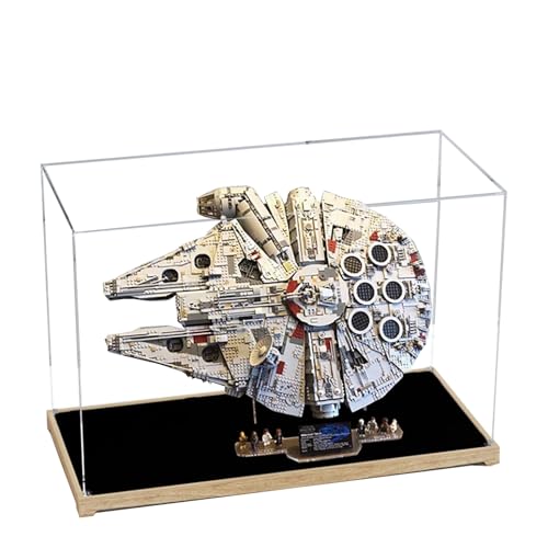 Acryl-Vitrine für Lego 75192 Deluxe Millennium Falke staubdichte Box Aufbewahrungsbox transparente Box Displaybox kompatibel mit Lego 75192 (nur Hülle kein Modell (Option 3)
