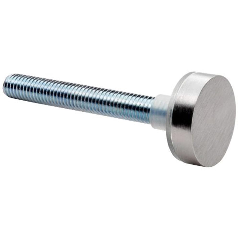 Pair Bolt Cap Fixing Pack - for 22mm D Pull Door Handles Satin Stainless Steel