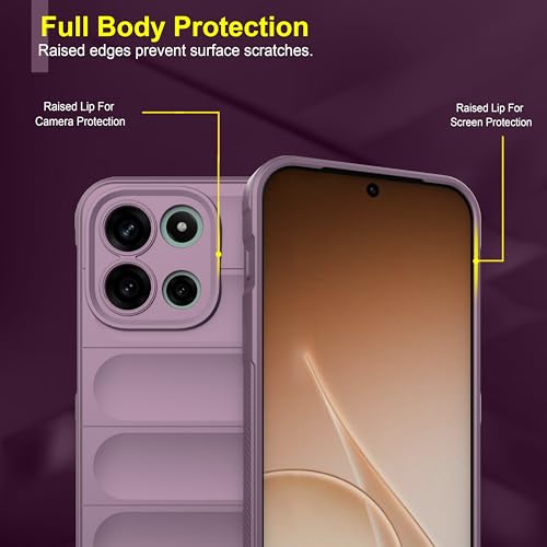 Image of Zapcase Back Case Cover for OnePlus Nord 6 | Compatible for OnePlus Nord 6 Back Cover | Liquid Silicon Magic Case with Camera Protection | Lavender