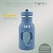 wunderwunsch Trinkflasche personalisiert für Kinder, Flasche personalisiert, Babyflasche, Kinder Flasche, Trixie Trinkflaschen mit individuellem Namen (Elefant, 350ml)