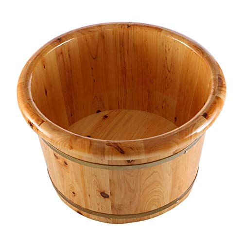 Spá de pies de madera para baño y masaje miniatura 1