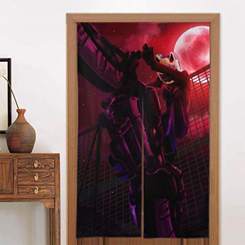 Hkdfjg Anime Du-rar-ara Door Curtains Blackout Protection Privacy Dust-Proof Door Curtain Blind for French Door Panel Doorways or Windows Wall Mount Multifunction Door Curtain