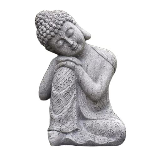 zalati Schlafende Buddha-Statuen, Ornament, Skulptur, für Innen- und Außenbereich, Dekoration für Haus, Garten, Terrasse, Deck, Veranda