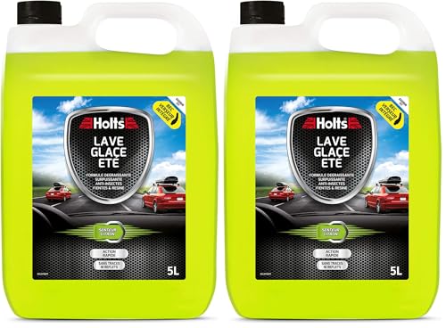 Lave-Glace Été Holts 5L lot de 2 formule dégraissante citron avec bec