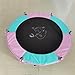 Mini Trampoline Pad, 4FT 5FT Waterproof Trampoline Safety Pads Tear-Resistant Trampoline Spring Covers Multicolor Children's Surround Spring Foam Cover Accessories Round Frame Pad for Outdoor (4FT)