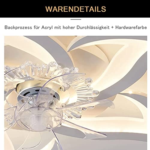 Ventilateur de plafond LED anti chaleur étouffante éclairage 50W