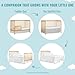 Dream On Me Synergy 5-In-1 Convertible Crib In Natural, Greenguard Gold Certified