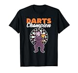 Darts Chimpion Competitive Person T-Shirt