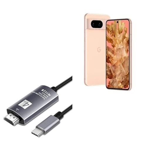 BoxWaveP[u Google Pixel 8aΉ - SmartDisplayP[u - USB Type-C - HDMI (6tB[g)AUSB C/HDMIP[u - WFbgubN