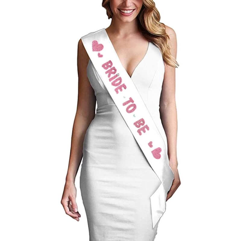 SüSLe Bebek ve Parti Bride To Be Kuşak, 160 cm x 6 cm - Pembe