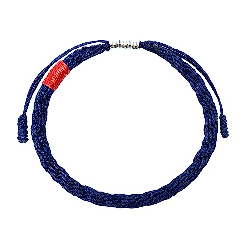 LAMIBEE Navy Blue Lucky and Protection Bracelet, Blue Bracelets, Hand