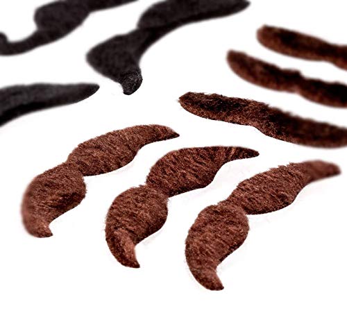 RYMALL 48pcs Set di Accessori di Baffetti Finti