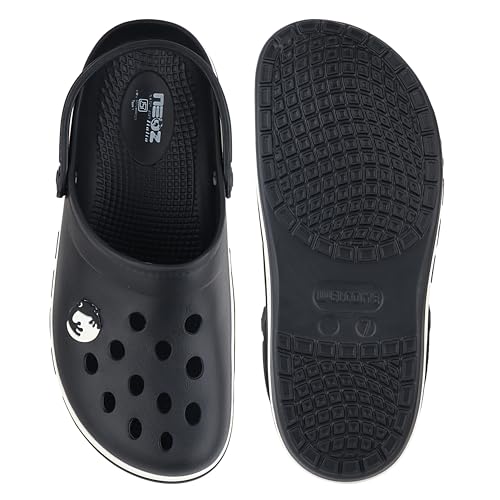 Image of URJO SKR BAYBAND Men's Clogs /Sandals With Adjustable Back Strap Made with Levirex for Extra Comfort and 40% Less Pressure Anti Skid Comfortable Waterproof Daily Mules Clog /Sandal for Men (URJO by Neoz)