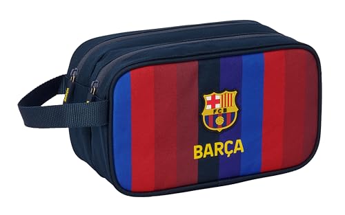 Trousse scolaire FC Barcelone 26 x 12,5 x 15 cm grand format enfant