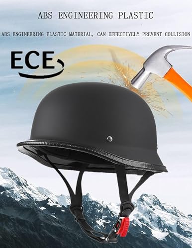 Casque de moto ouvert rétro type casquette baseball pour scooter