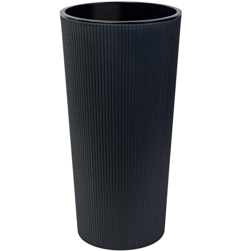 KONZEPT Blumentopf Hoch (57 cm) mit Einsatz – geeignet für Innen- &...