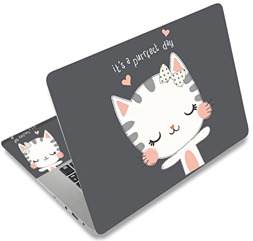 Sticker ordinateur portable chat mignon pour personnaliser votre PC portable au bureau ou en cours