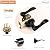 Probrico Passage Door Levers 3 Pack Matte Black Interior Door Lever, Black Passage Door Handle for Hallway and Closet Keyless Door Handle Lock, Reversible Door Lever Wave Style