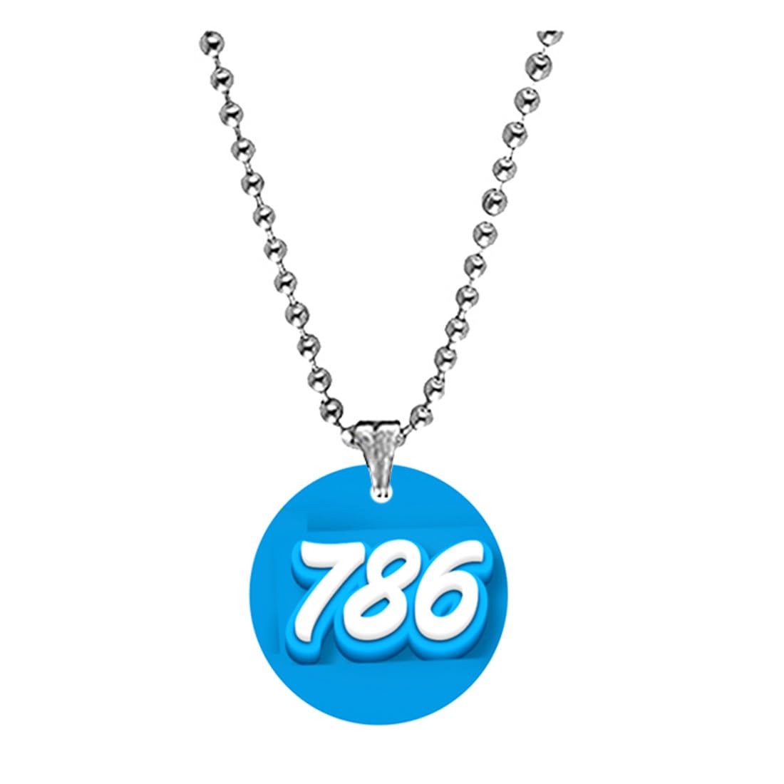 abhiora fashion 786 Islamic Allah Bead Chain Blue Acrylic Religious Pendant for Men Women, Muslim Spiritual Faith Charm Jewelry-picture-45