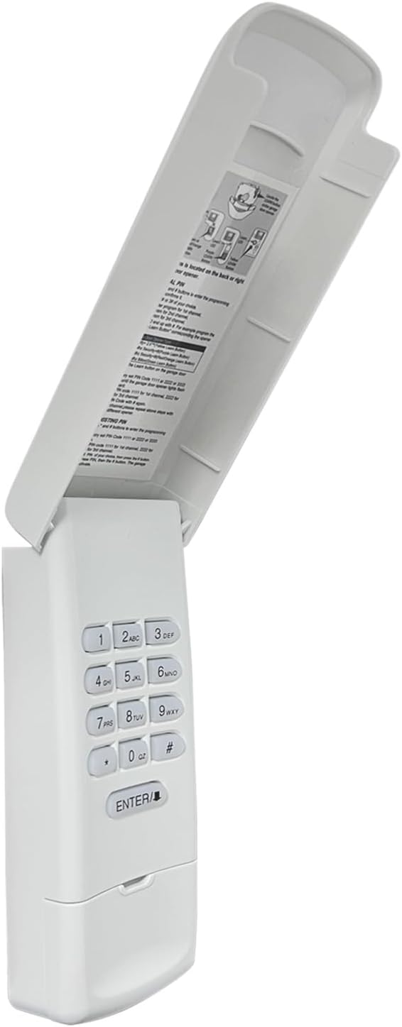 Garage Door Opener Keypad Universal for Liftmaster Chamberlain Craftsman Openers with Learn Button, Replaces 877MAX G940EV-P2 878MAX 377LM 977LM 877LM 66LM CMXZDCG440 Wireless Keypad