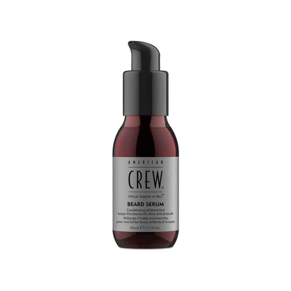 American Crew - Beard Serum, Aceite para la Barba, Acondiciona, Aporta Brillo y Suavidad, Calma la Irritación, Textura Ligera, de Rápida Absorción, Uso Diario - 50 ml