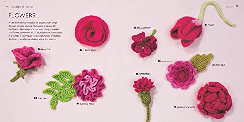100 Flowers to Knit & Crochet: A collection of beautiful blooms for embellishing clothes, accessories, cushionsand throws - Image 4