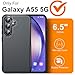 Oterkin for Samsung Galaxy A55 5G Case,[10FT Military Grade Protection] Samsung A55 5G Case with [Tempered Glass Screen Protector][Shockproof][Non-Slip Slim] Galaxy A55 5G Phone Case (B-Black)